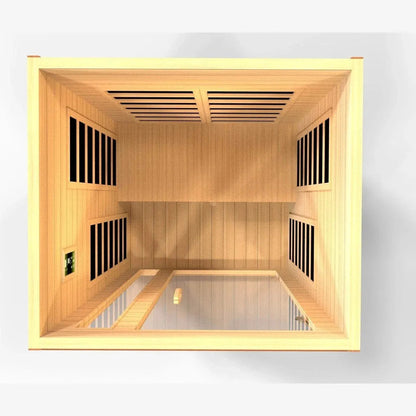 Retails- Dynamic "Cordoba" 2-person Low EMF FAR Infrared Sauna - DYN-6203-01