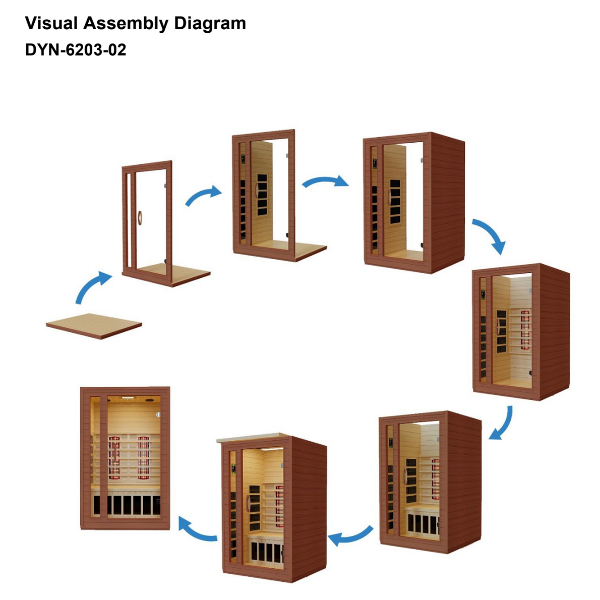 Retails- Dynamic "Cordoba" 2-person Low EMF FAR Infrared Sauna - DYN-6203-01