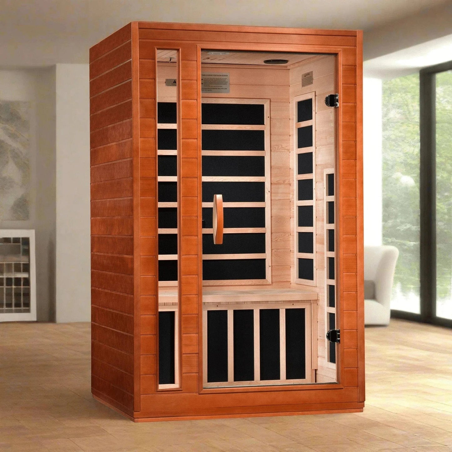 Retails- Dynamic "Cordoba" 2-person Low EMF FAR Infrared Sauna - DYN-6203-01