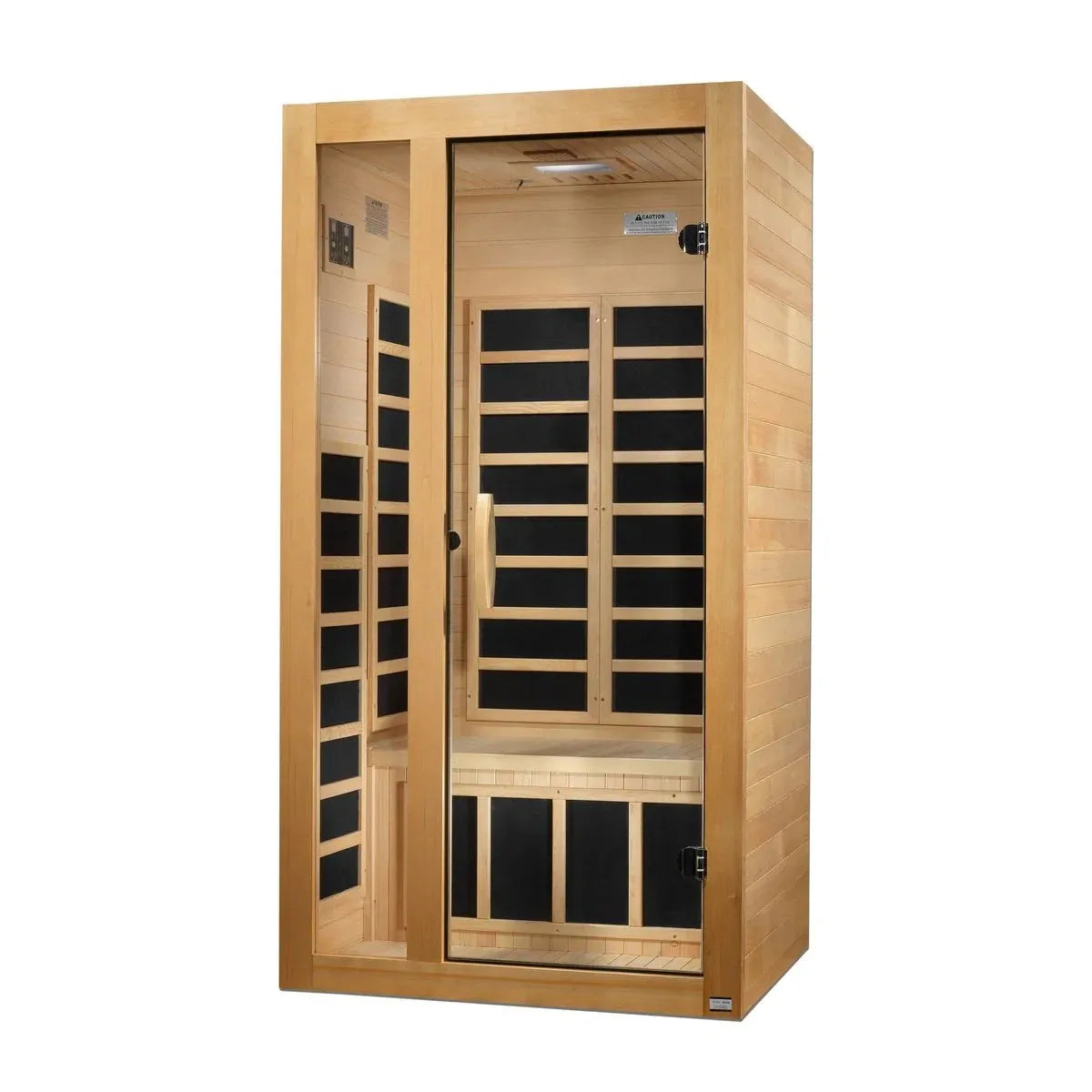 Retails- Dynamic "Gracia" 1-2-person Low EMF FAR Infrared Sauna DYN-6119-01