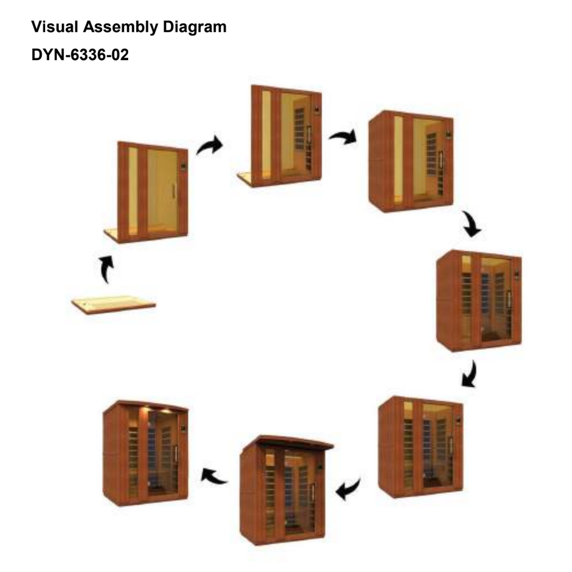 Retails- Dynamic "Lugano" 3-person Low EMF FAR Infrared Sauna DYN-6336-02