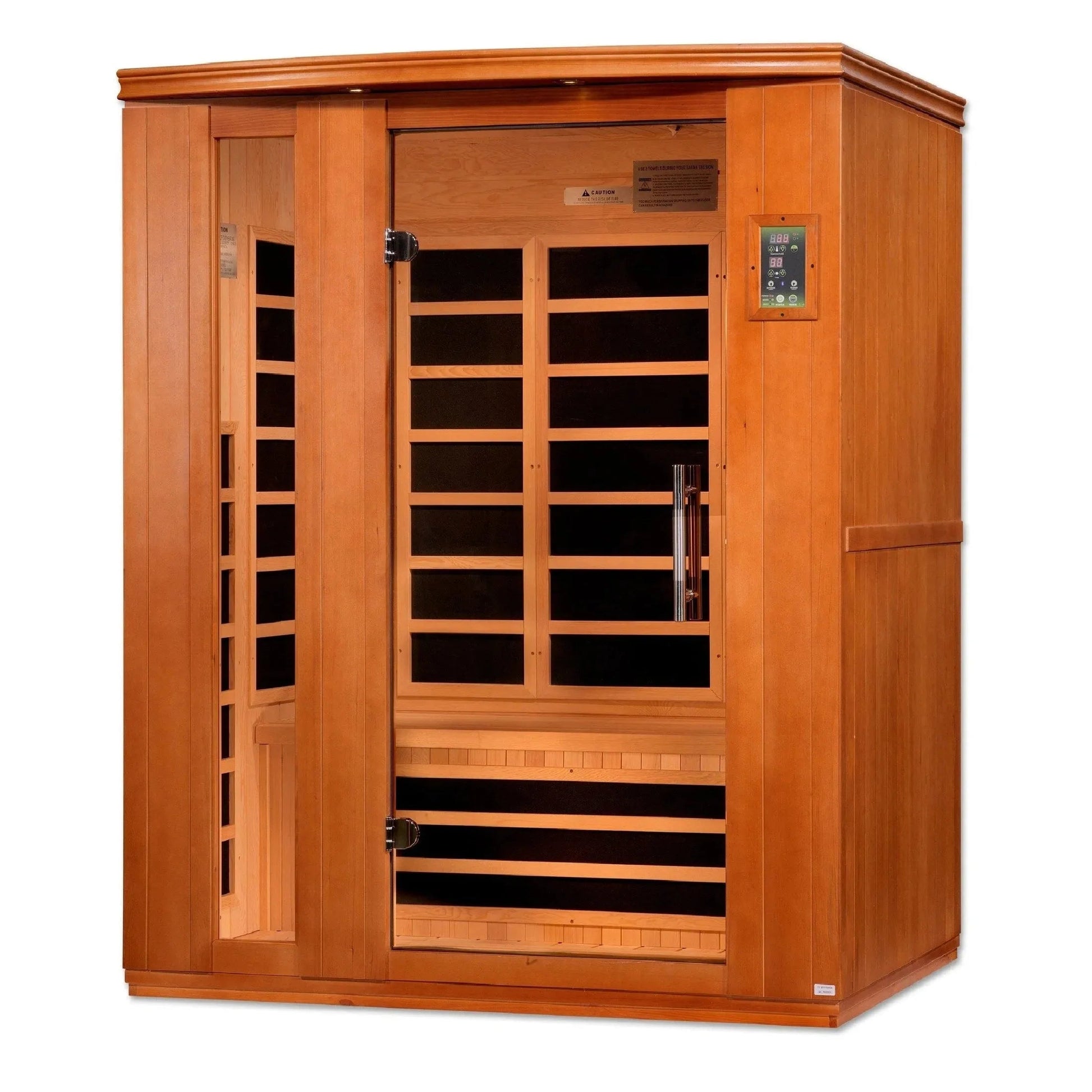 Retails- Dynamic "Lugano" 3-person Low EMF FAR Infrared Sauna DYN-6336-02