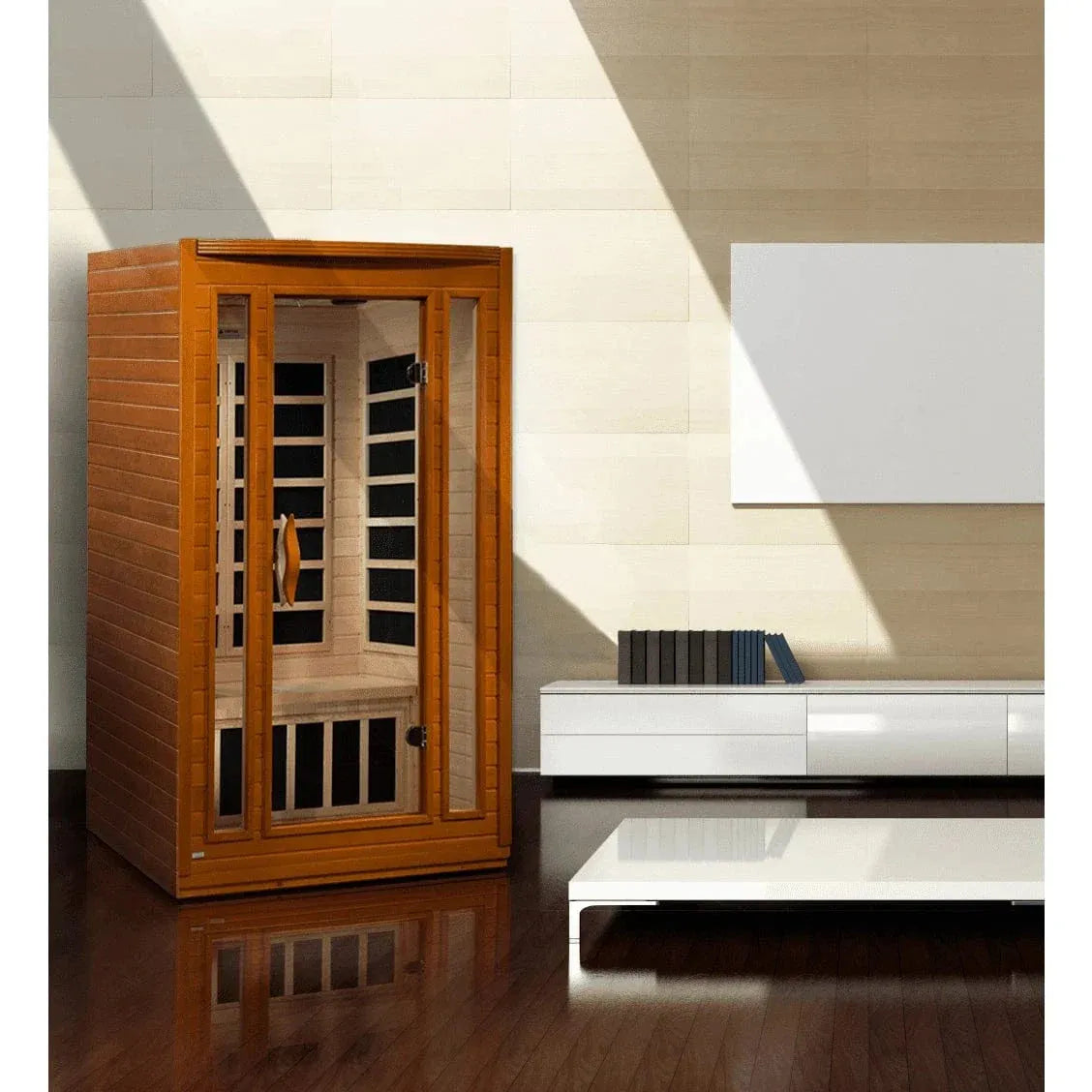 Retails- Dynamic "San Marino" 2-person Low EMF FAR Infrared Sauna DYN-6206-01