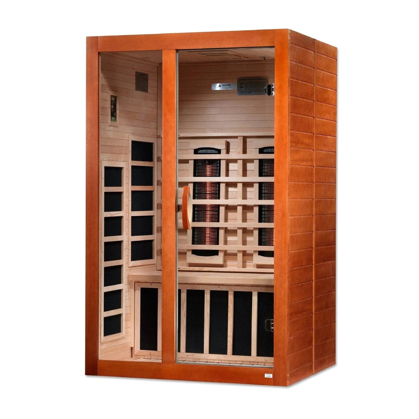 Retails- Dynamic "Santiago" 2-person Full Spectrum Near Zero EMF FAR Infrared Sauna DYN-6209-03 FS