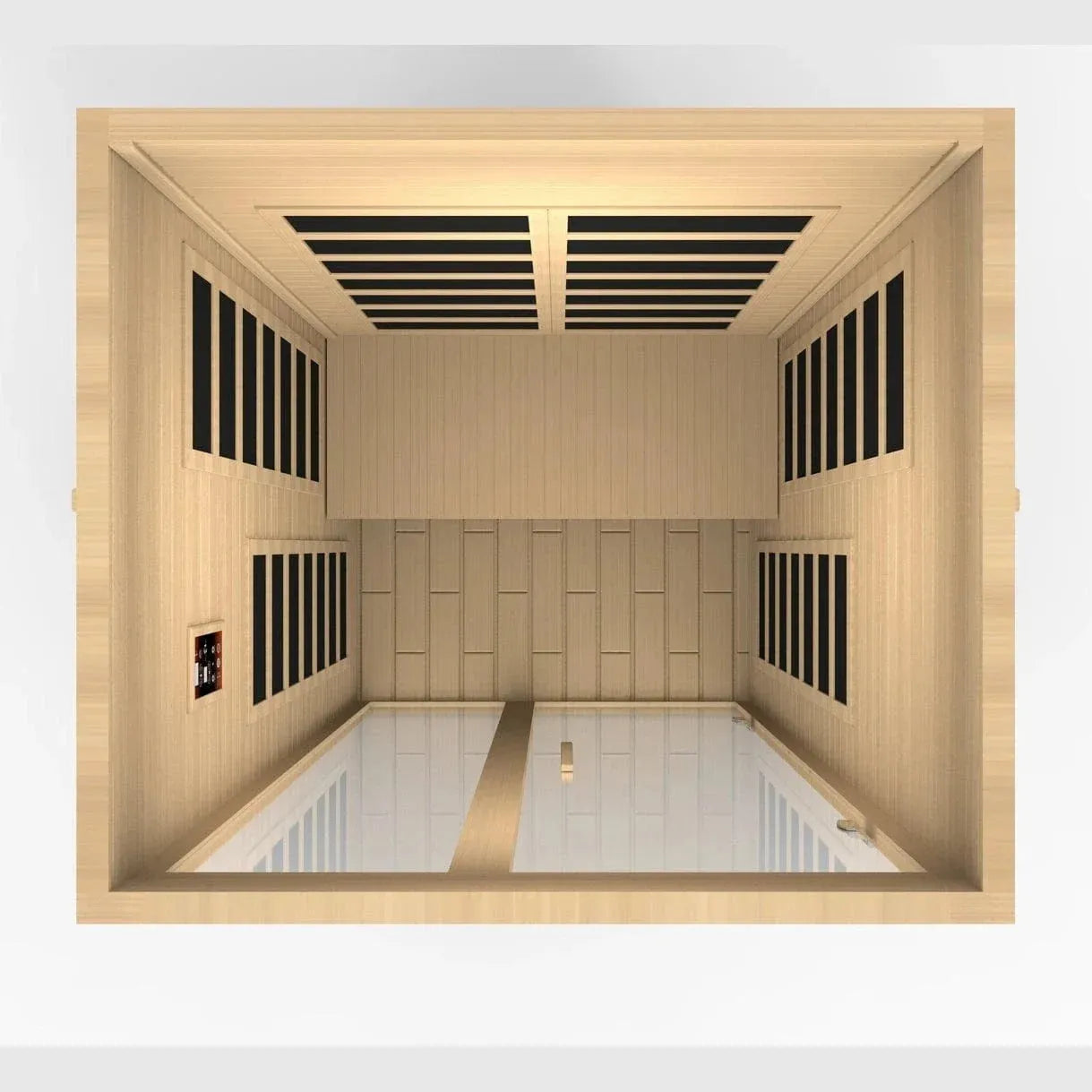 Retails- Dynamic "Santiago" 2-person Low EMF FAR Infrared Sauna DYN-6209-01