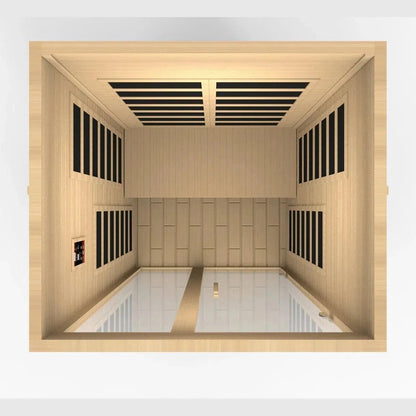 Retails- Dynamic "Santiago" 2-person Low EMF FAR Infrared Sauna DYN-6209-01