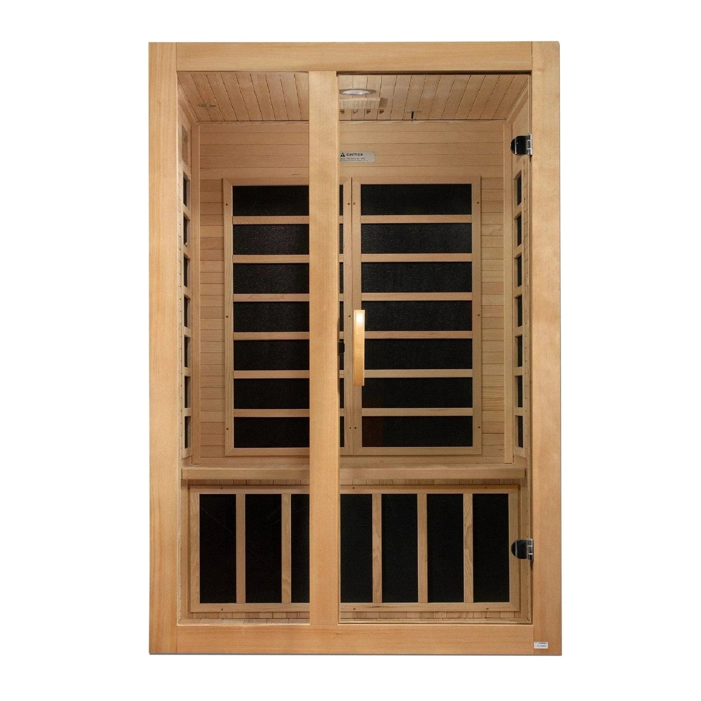 Retails- Dynamic "Santiago" 2-person Low EMF FAR Infrared Sauna DYN-6209-01