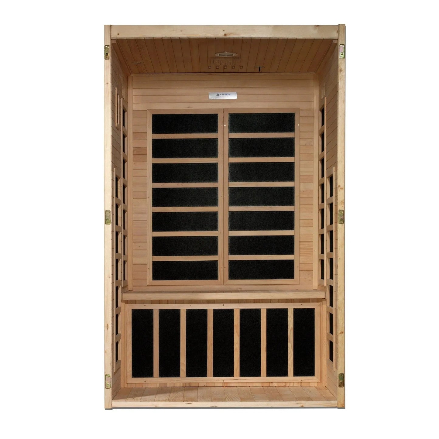 Retails- Dynamic "Santiago" 2-person Low EMF FAR Infrared Sauna DYN-6209-01