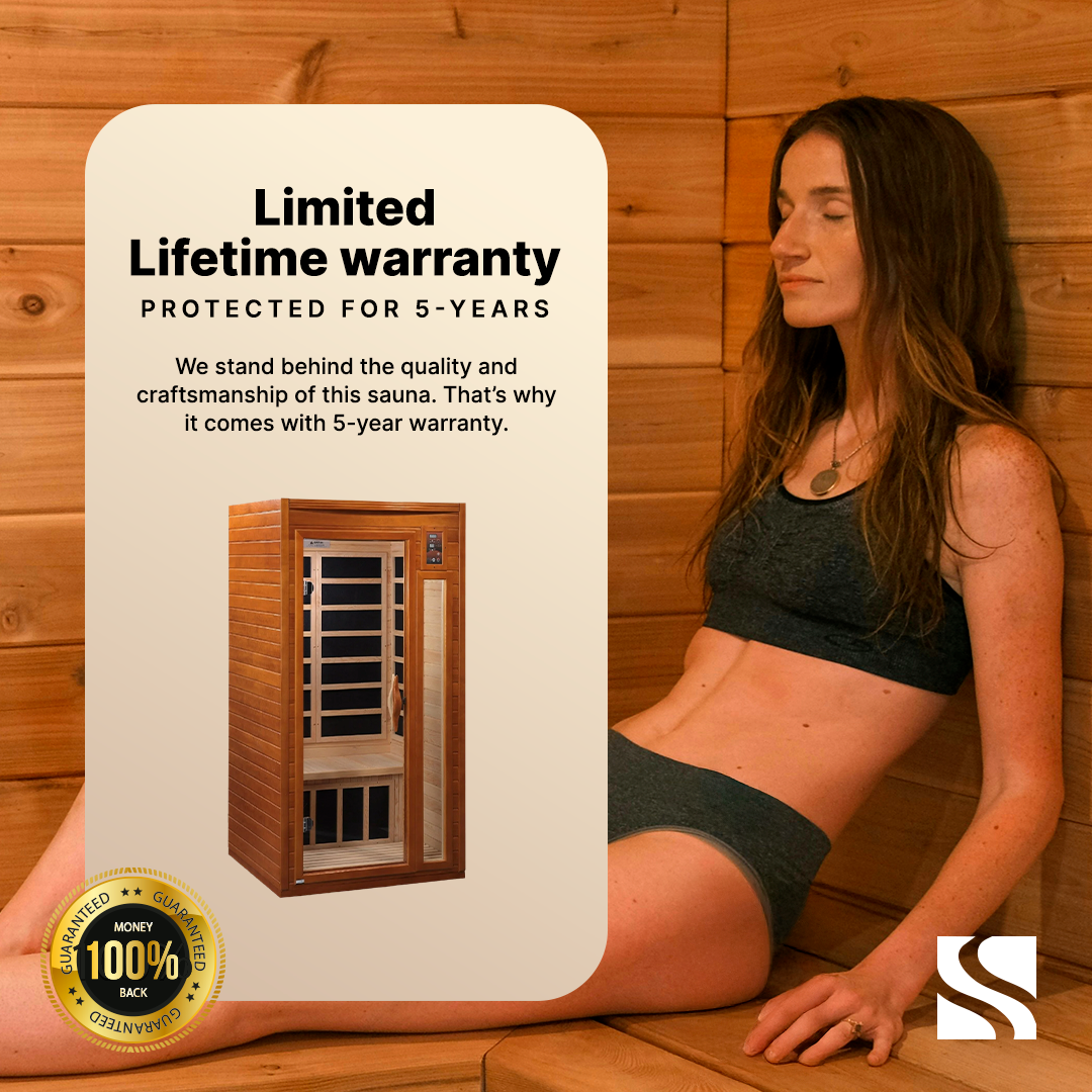 Retails- Dynamic "Venice" 2-person Low EMF FAR Infrared Sauna DYN-6210-01