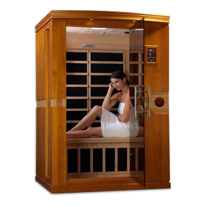 Retails- Dynamic "Venice" 2-person Low EMF FAR Infrared Sauna DYN-6210-01