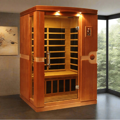 Retails- Dynamic "Venice" 2-person Low EMF FAR Infrared Sauna DYN-6210-01