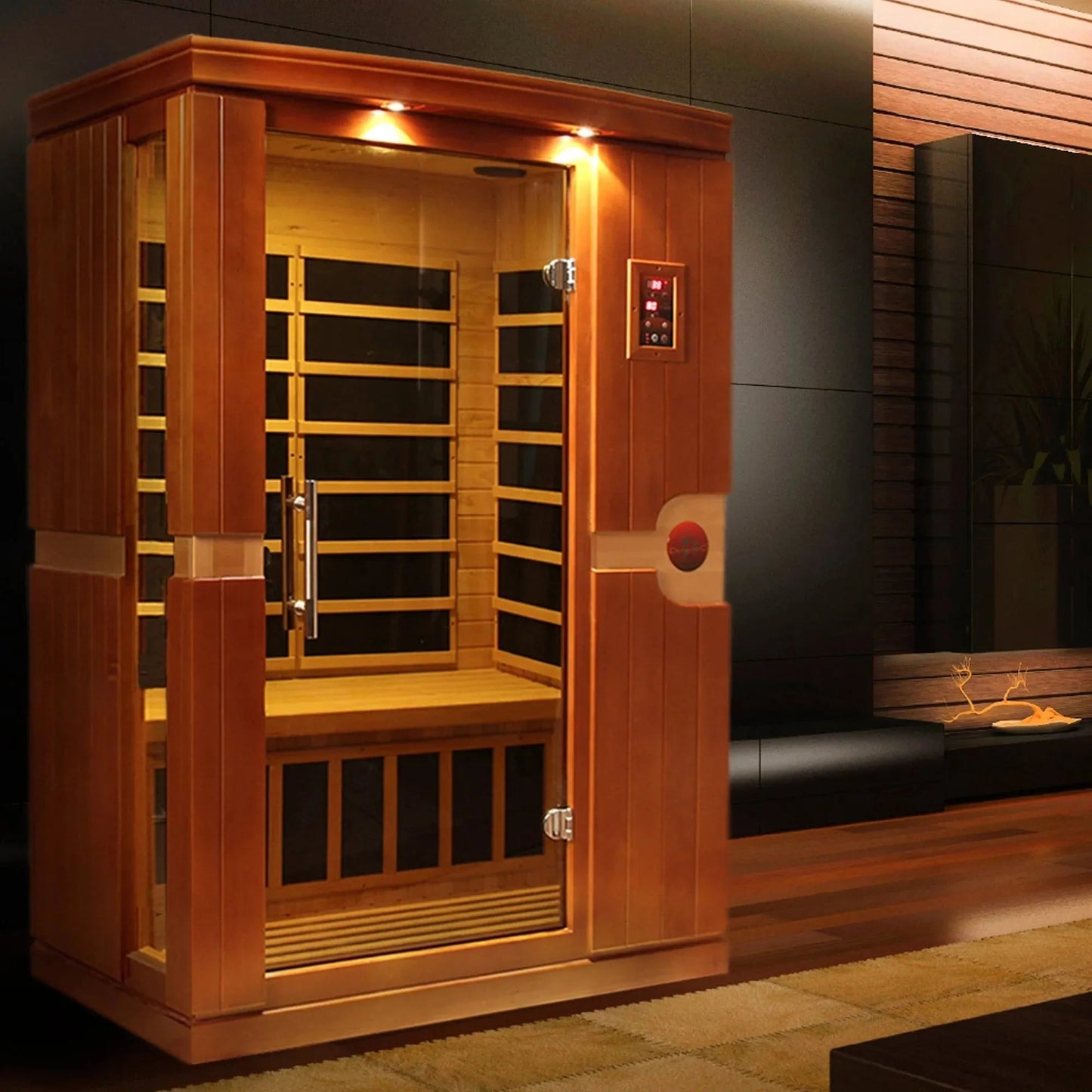 Retails- Dynamic "Venice" 2-person Low EMF FAR Infrared Sauna DYN-6210-01