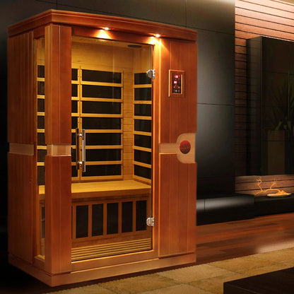 Retails- Dynamic "Venice" 2-person Low EMF FAR Infrared Sauna DYN-6210-01