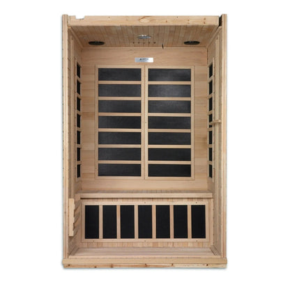 Retails- Dynamic "Venice" 2-person Low EMF FAR Infrared Sauna DYN-6210-01