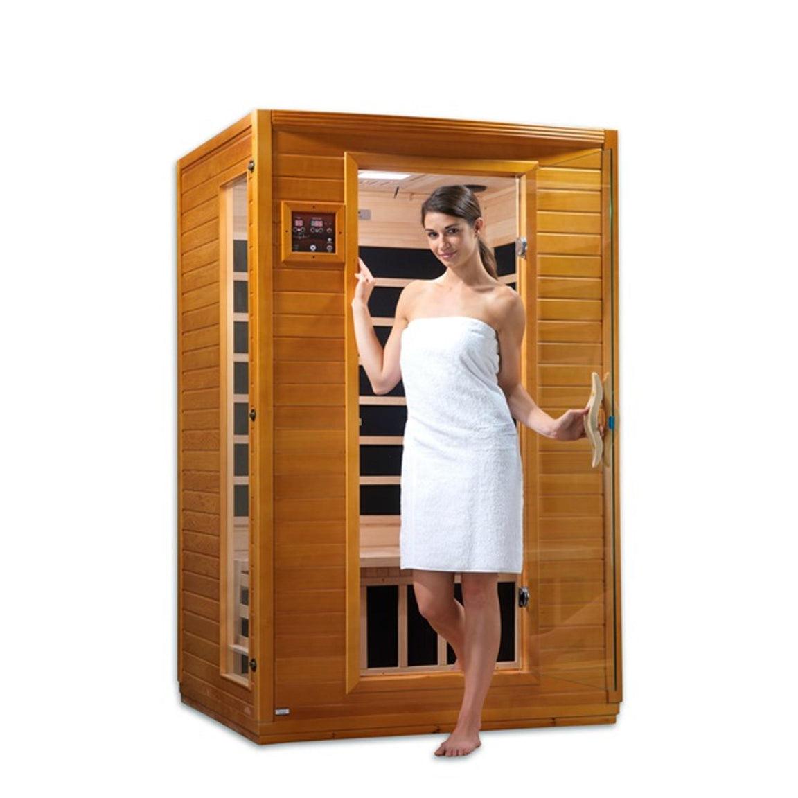 Retails- Dynamic "Versailles" 2-person Low EMF FAR Infrared Sauna DYN-6202-03