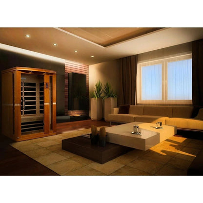 Retails- Dynamic "Vittoria" 2-person Low EMF FAR Infrared Sauna - DYN-6220-01