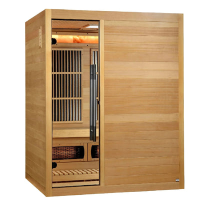 Retails- Golden Designs 2025 Soria GDI-8330-01 3 Person Hybrid Indoor Sauna.