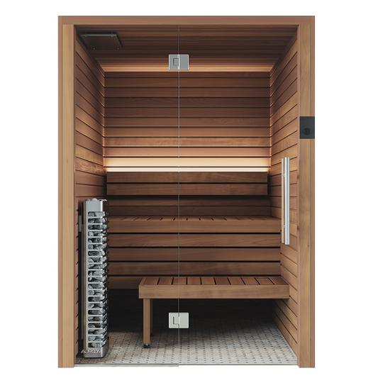 Retails- Auroom Cala Glass Cabin Sauna Kit