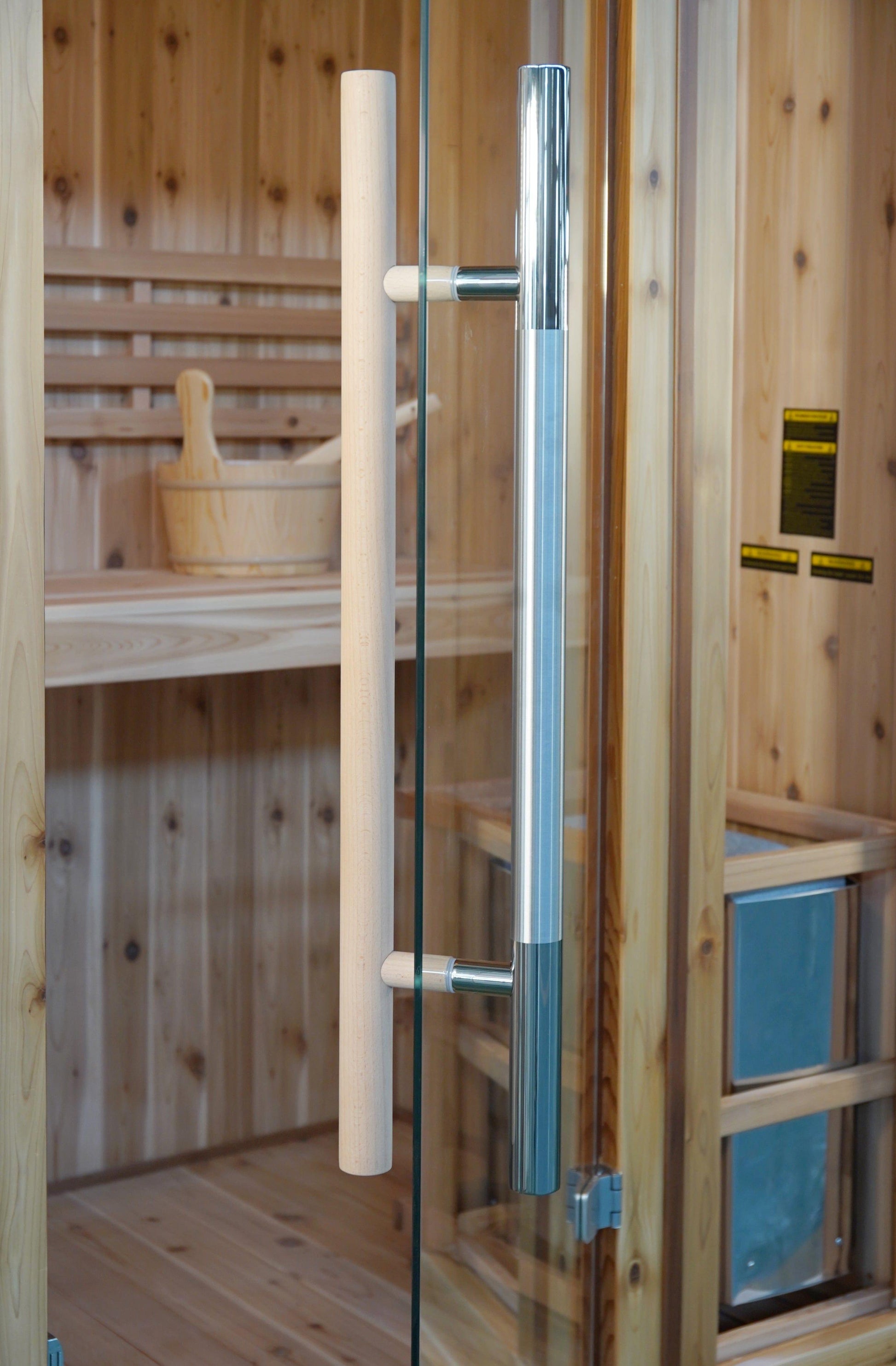 Retails- Sunray Hampton 3 Person Indoor Traditional Sauna w/ Double Bench