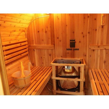 Retails- Sunray Oasis 2-4 Person Traditional Barrel Sauna 300SC