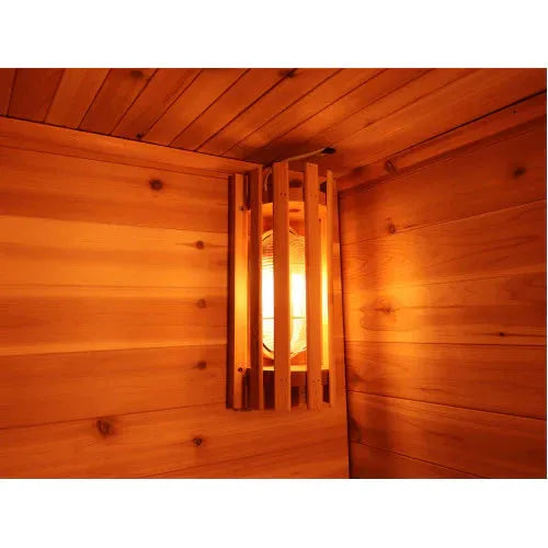 Retails- Sunray Seneca 3-Person Contemporary Outdoor Sauna with 6kW Heater