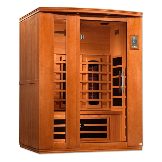 Retails- Dynamic "Lugano" 3-Person Full Spectrum Near Zero EMF FAR Infrared Sauna DYN-6336-03 FS