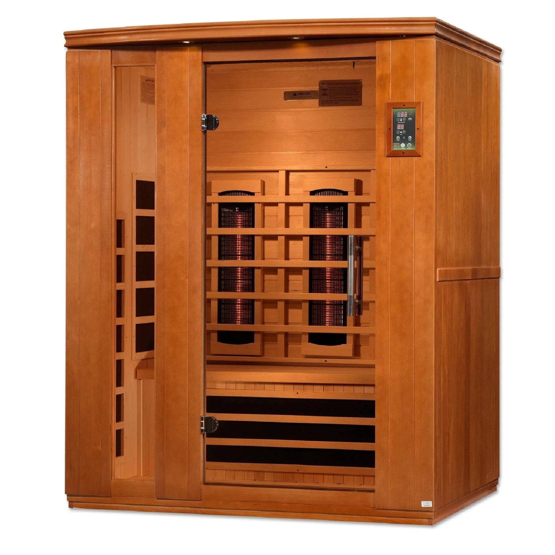 Retails- Dynamic "Lugano" 3-Person Full Spectrum Near Zero EMF FAR Infrared Sauna DYN-6336-03 FS