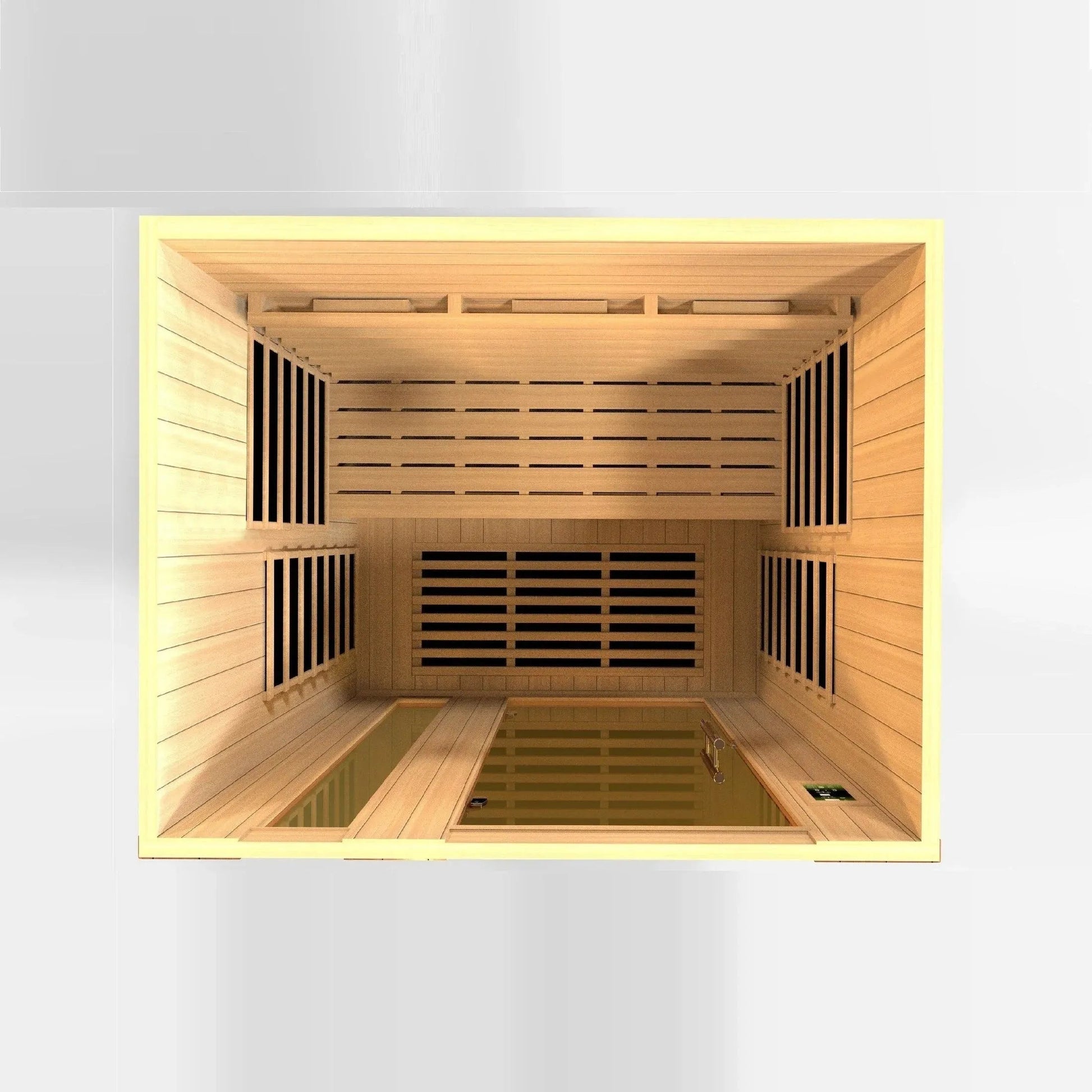 Retails- Dynamic "Lugano" 3-Person Full Spectrum Near Zero EMF FAR Infrared Sauna DYN-6336-03 FS