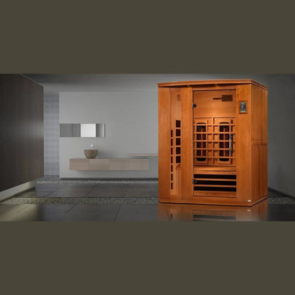 Retails- Dynamic "Lugano" 3-Person Full Spectrum Near Zero EMF FAR Infrared Sauna DYN-6336-03 FS