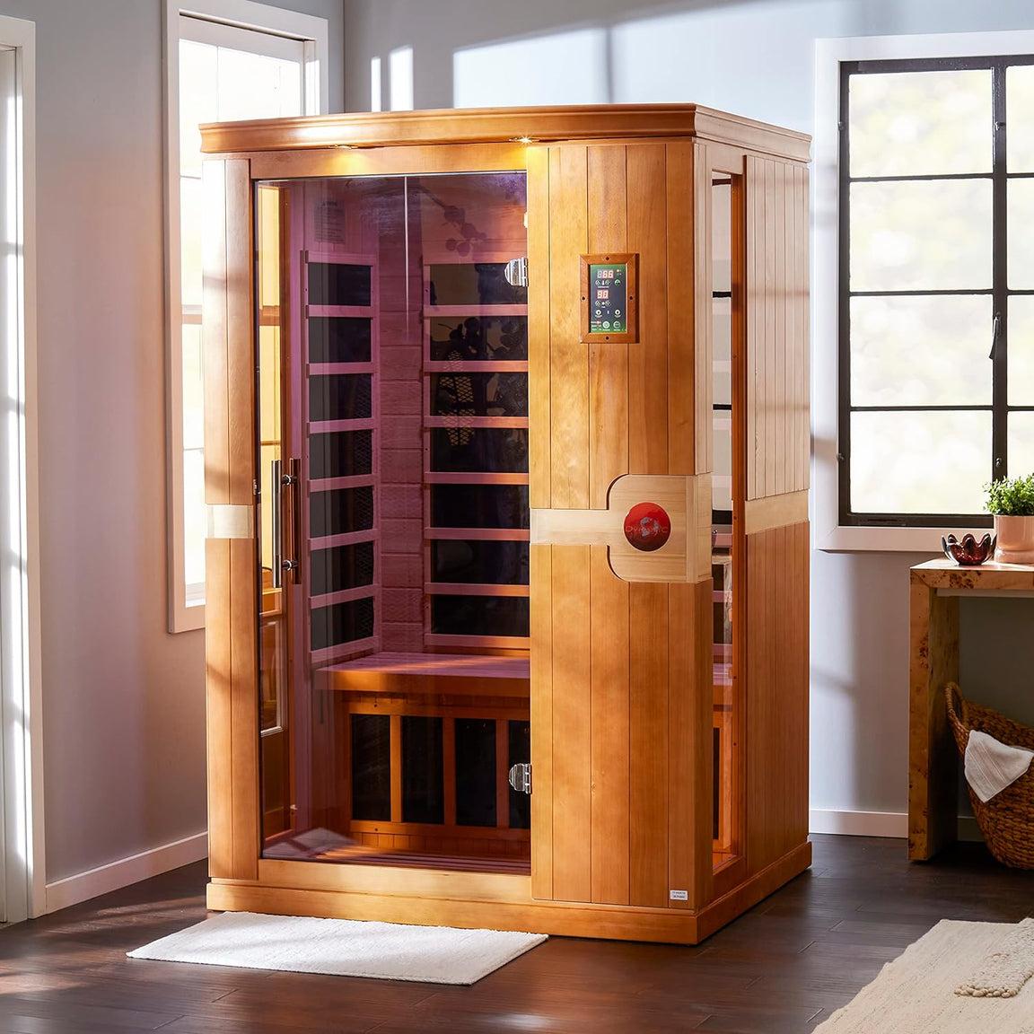 Retails- Dynamic Venice Elite 2-person Ultra Low EMF FAR Infrared Sauna - DYN-6210-01 Elite